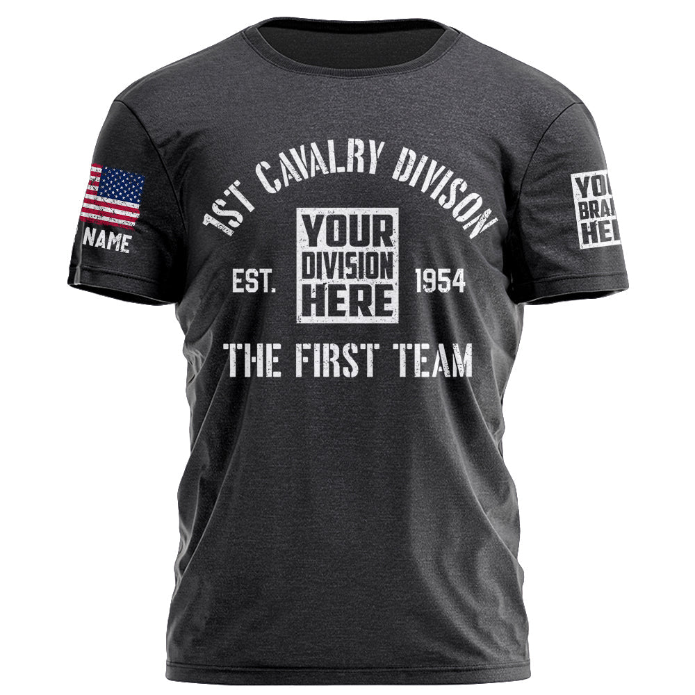 Personalized Shirt For Veteran Custom Division Veteran Shirt K1702