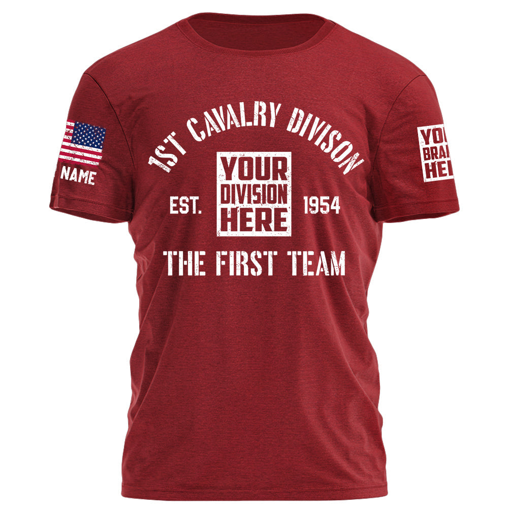Personalized Shirt For Veteran Custom Division Veteran Shirt K1702