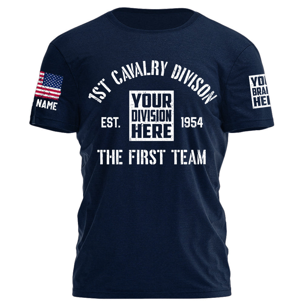 Personalized Shirt For Veteran Custom Division Veteran Shirt K1702