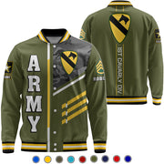 Custom Baseball Jackets Veteran Custom All Unit Patch Division Military Gift For Soldier Veterans K1702 Trhn