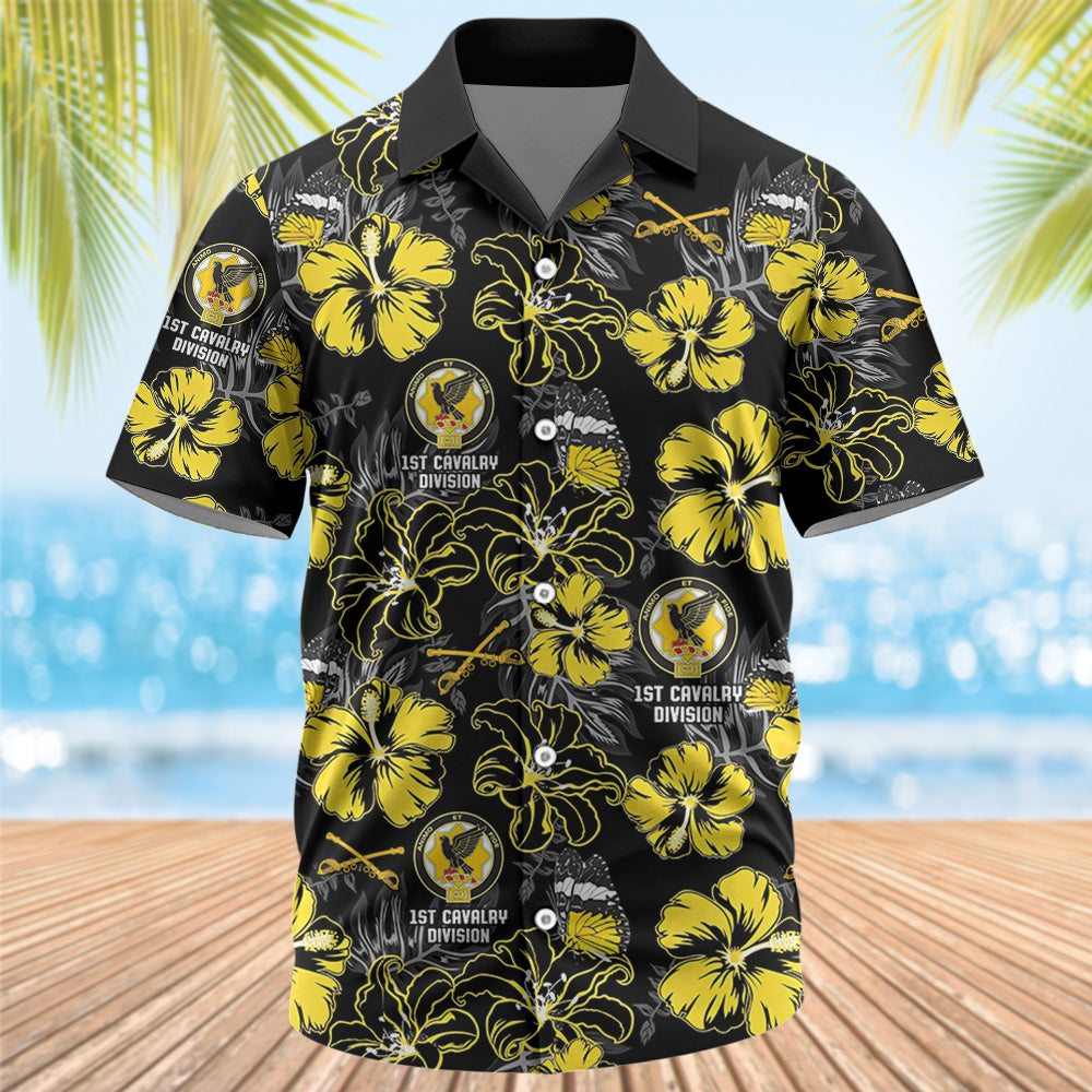 Personalized Hawaiian Shirt Custom Military Division Gift For Veterans Custom All Branches All Over Print Shirt Gift K1702 Trhn