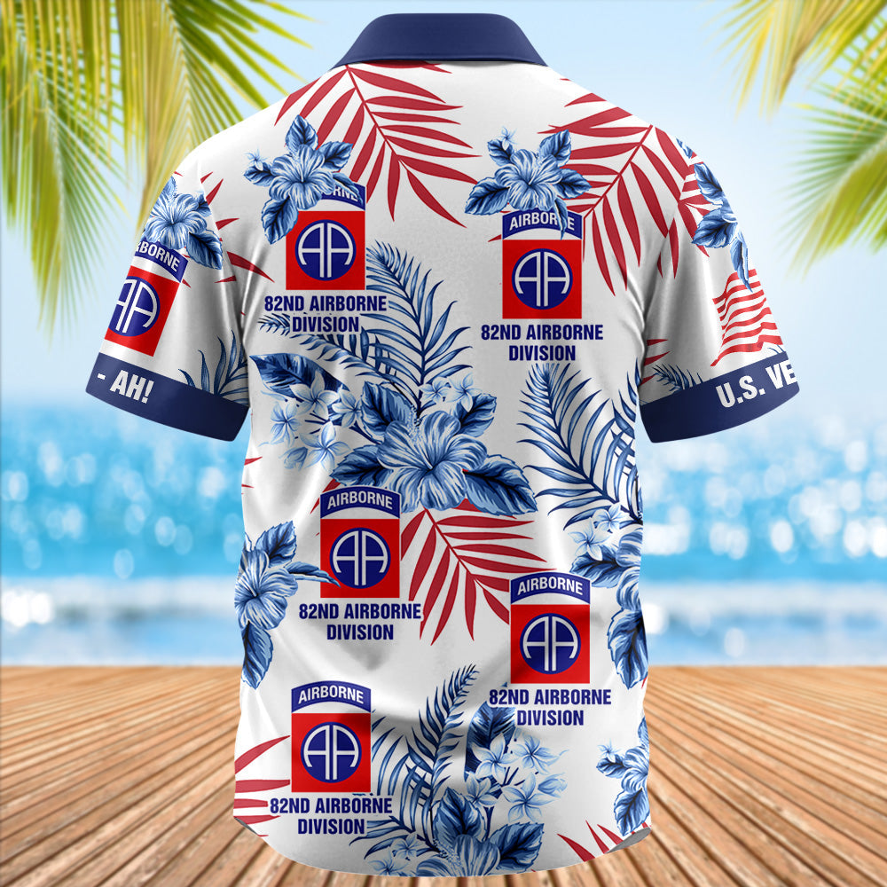 Custom Hawaiian Tropical Shirt Custom Military Patches Gift For Veterans Available All Branches Hawaiian Gift K1702 Trhn